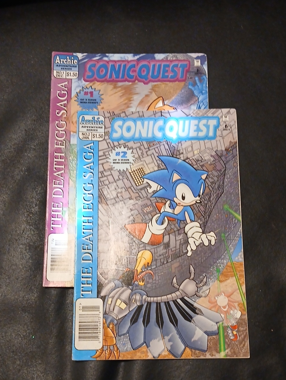 Archie Sonic Quest Comic - Blue Cover with Purple Accent